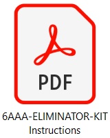 6AA-ELIMINATOR-KIT Instructions